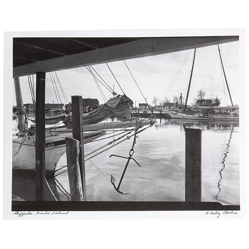 A. Aubrey Bodine. "Skipjacks-Deales Island," photo