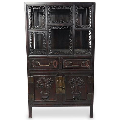 Antique Chinese Curio Cabinet