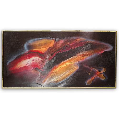 Denny C. Yesner (American) Large Acrylic Galaxy Painting