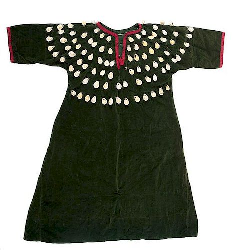 Sioux Girl's Cowrie Shell Dress From a Minnesota Collection 