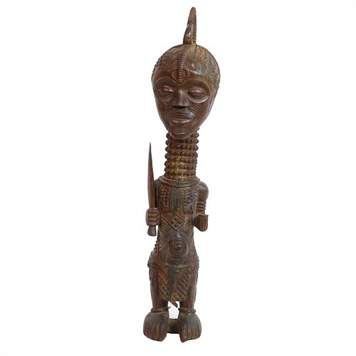 African Wood Carved Figure