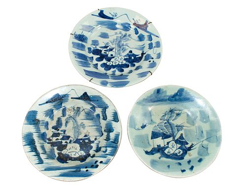 Canton Blue & White Plates