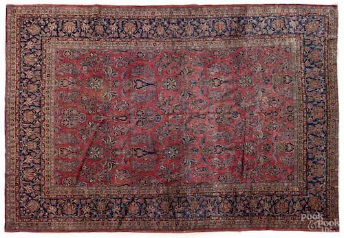Kashan carpet, ca. 1920, 8'5'' x 11'7''.