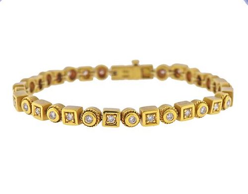 Penny Preville 18K Gold Diamond Bracelet