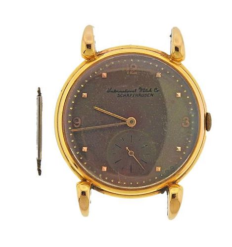 IWC Shaffhausen 18k Gold Watch 