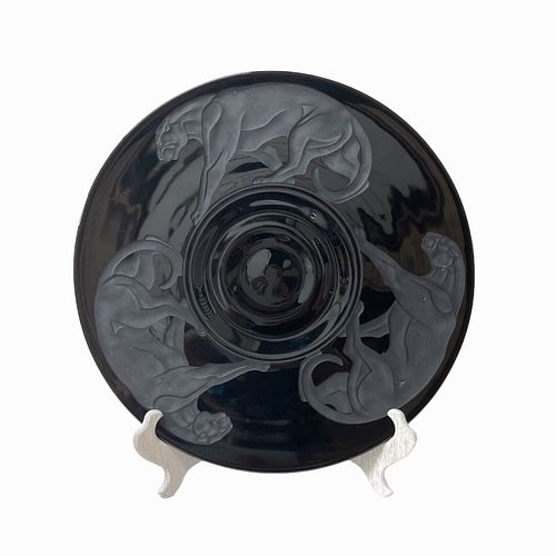 Cartier Decorative Black Panther Plate