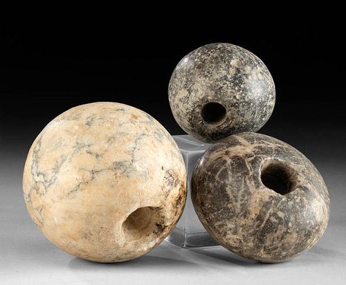 Egyptian Pre-Dynastic Stone Mace Heads, ex-Sotheby's