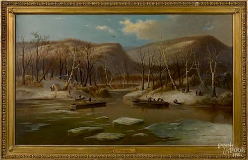 Titian Ramsay Peale (American 1799-1885), oil o