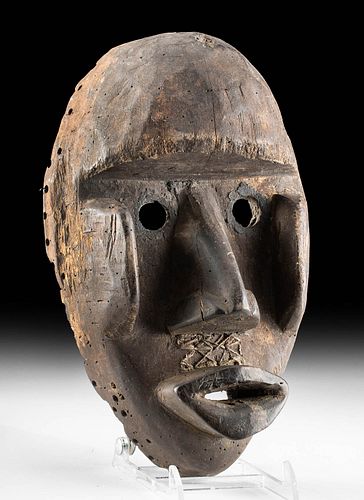 Early 20th C. Dan Wooden Kagle Mask