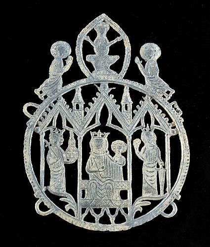 11th C. Medieval European Pewter Pilgrims' Badge