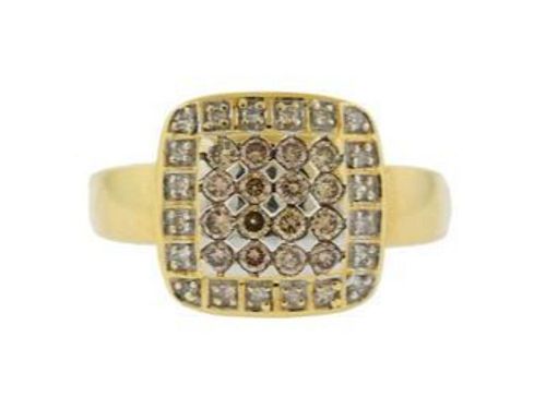 14k Gold Fancy Diamond Ring
