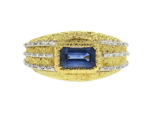 Mario Buccellati Sapphire Gold Ring