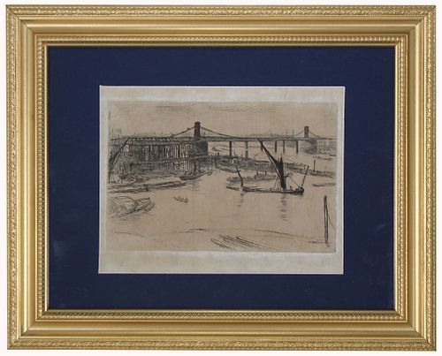 James Whistler (1834-1903) Etching