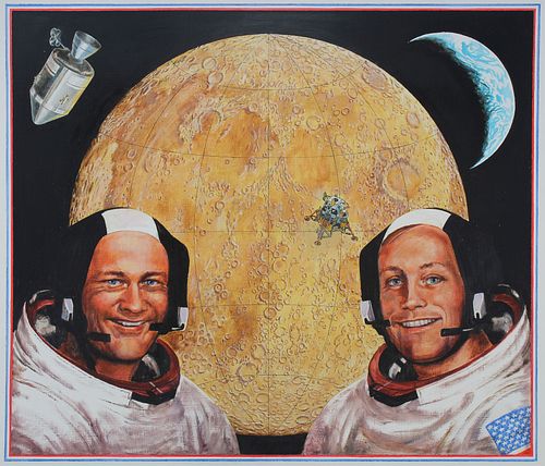David K. Stone (1922 - 2001) First Men on the Moon