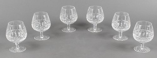 Waterford Cut Glass Brandy Snifters, Set of 6