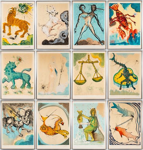 Salvador Dali "The Twelve Signs of The Zodiac"