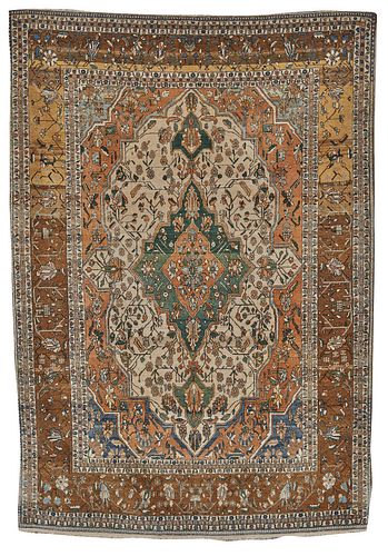Mohtasham Kashan Rug, Persia, ca. 1875; 6 ft. 8 in. x 4 ft. 8 in.