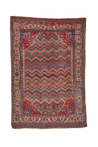 Fine Qashgai Rug, Persia, ca. 1900; 4 ft. 10 in. x 3 ft. 4 in.