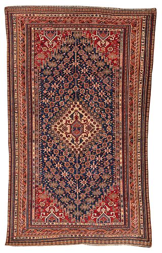 Qashgai Rug, Persia, ca. 1900; 8 ft. 2 in. x 5 ft. 2 in.
