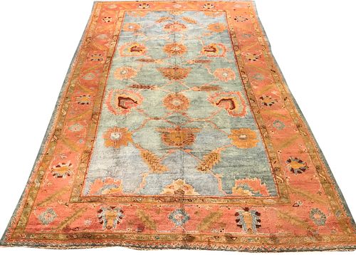 Oushak Carpet, Turkey, last quarter 19th century; 16 ft. 6 in. x 10 ft.