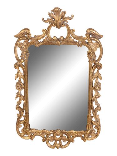 A George II Style Giltwood Mirror