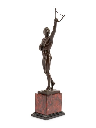 A Grand Tour Bronze Figure of an Archer
