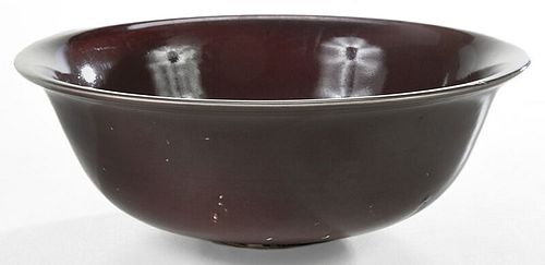 Chinese Glazed Sang de Boeuf Porcelain Bowl