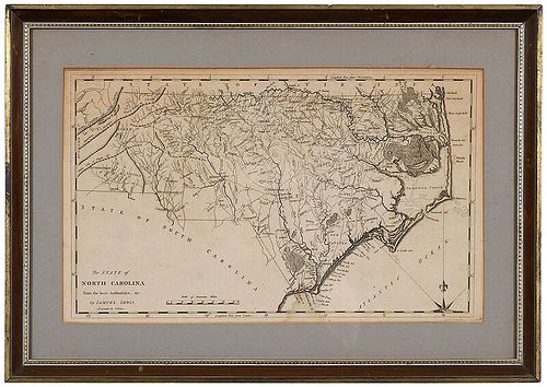 Lewis - Map of North Carolina, 1795
