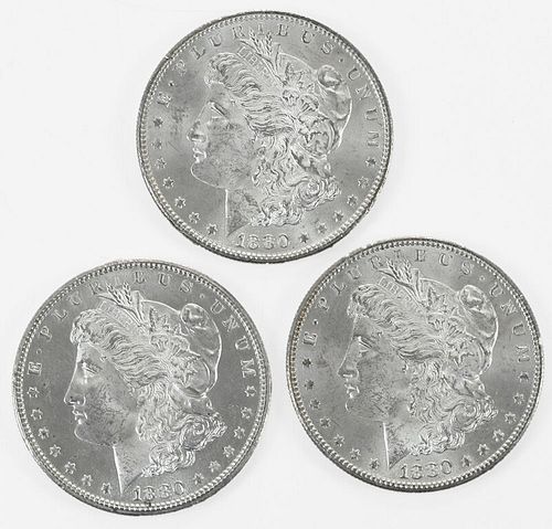 1880-S Morgan Silver Dollar Roll 