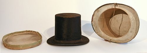 Early Top Hat with Original Wallpaper Box