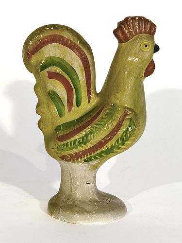 Large Chalkware Rooster