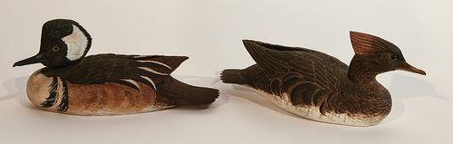 Fine Pair of Decorative Decoys by O.E. Anderson