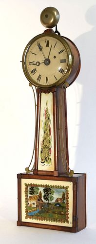 Period American Banjo Clock
