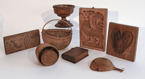 Early Woodenware - Cooking Lot