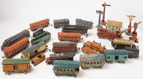 Lot of Toy Trains