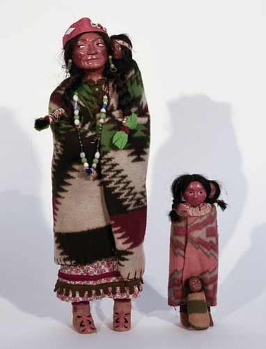 Large Skookum Doll with Papoose