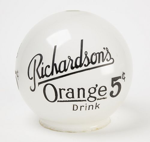 Richardson's Orange Drink 5 Cents Globe