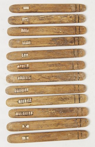 Native American Counting Stick Game