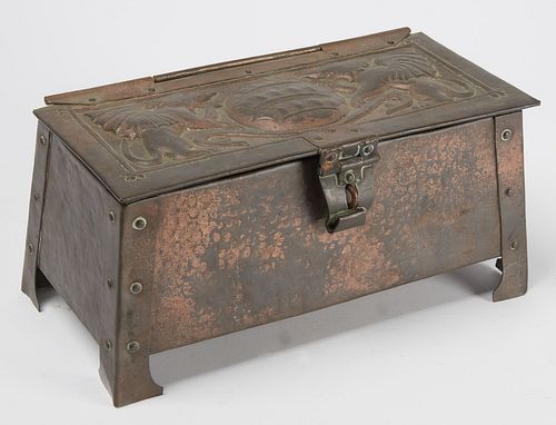 John Pearson Arts and Crafts Copper Box