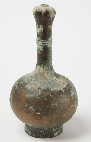 Chinese Bronze Garlic-Head Vase