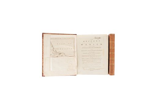 Clavijero, Francesco Saverio. The History of Mexico. London: G. G. J. and J. Robinson, 1787. Tomos I-II. 2 mapas. Pzs: 2.