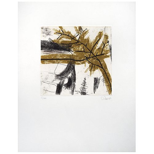 SANDRA PANI, Untitled, Signed and dated 07, Etching and aquatint 2 / 200, 5.5 x 5.5" (14 x 14 cm)