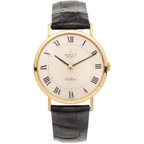 ROLEX CELLINI WATCH IN 18K YELLOW GOLD Movement: manual. Caliber: 1601 Series: 423XXXX Case: 32 mm circular
