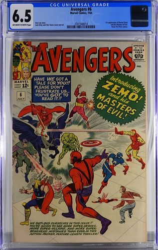 Marvel Comics Avengers #6 CGC 6.5