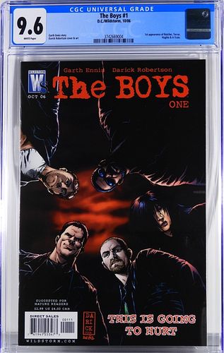 DC Wildstorm Comics The Boys #1 CGC 9.6