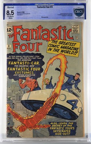 Marvel Comics Fantastic Four #3 CBCS 8.5
