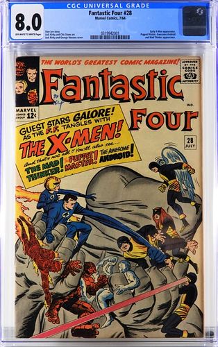 Marvel Comics Fantastic Four #28 CGC 8.0