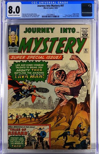 Marvel Comics Journey Into Mystery #97 CGC 8.0