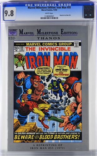 Marvel Comics Marvel Milestone Iron Man 55 CGC 9.8