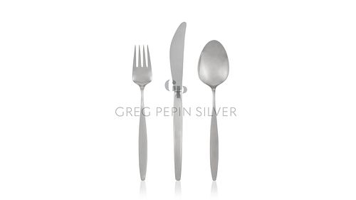 Georg Jensen Sterling Silver Cypress Silver Set for Twelve